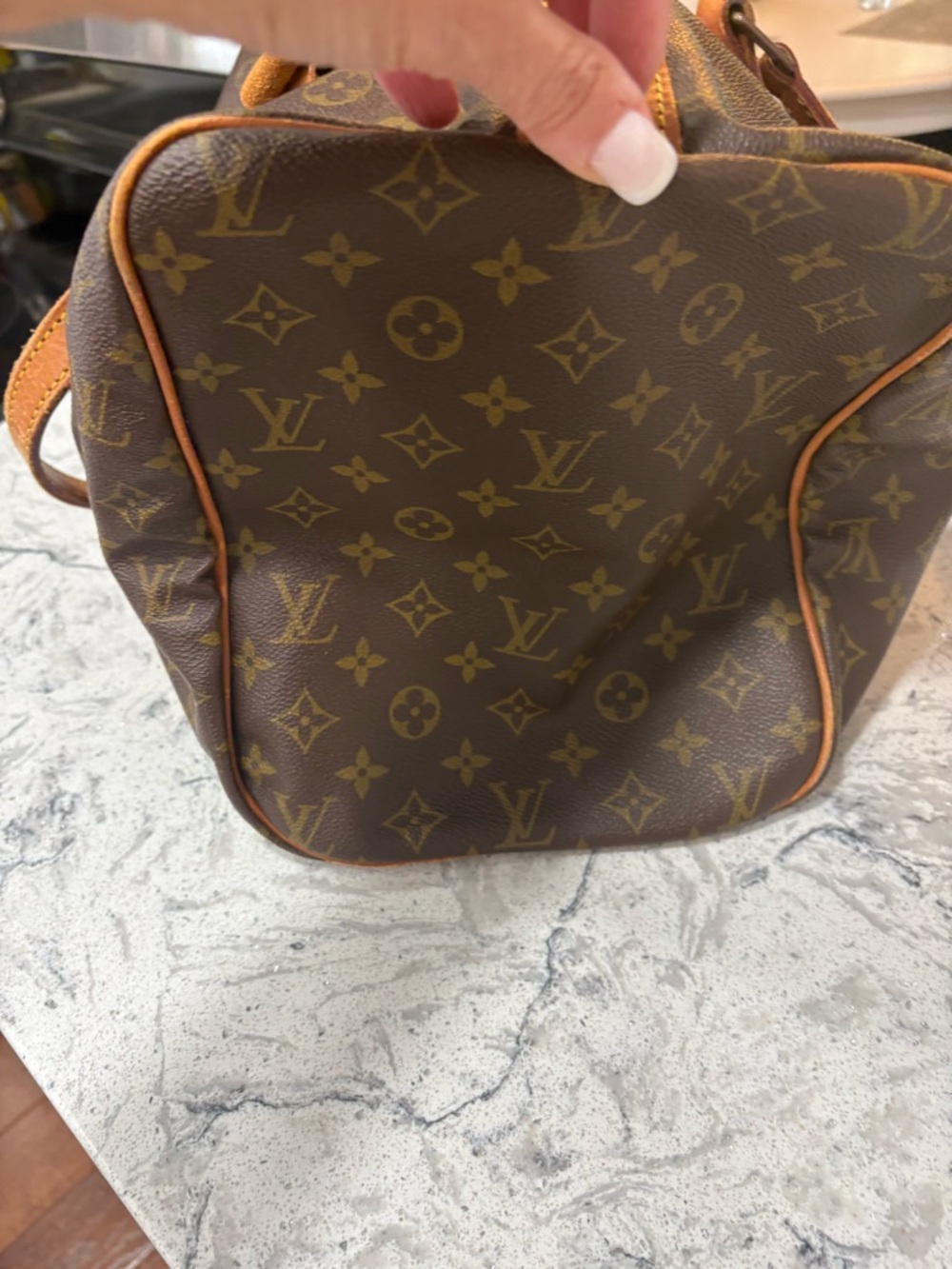 Louis Vuitton project Brown Monogram Canvas Travel KeepAll bag. - Picture 4 of 7